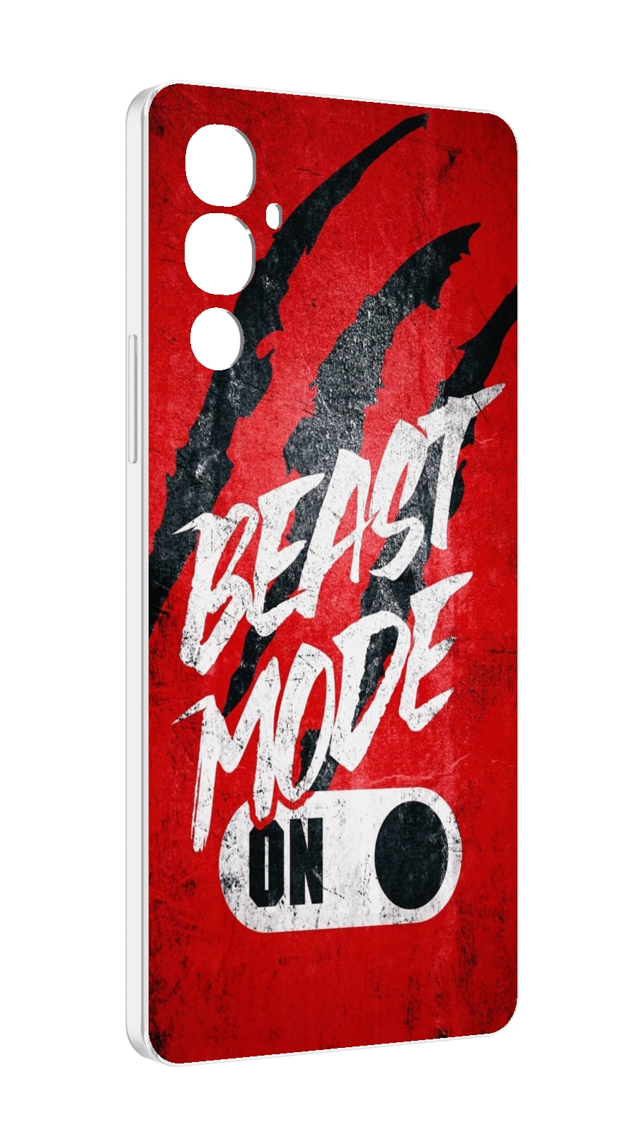 

Чехол MyPads BEAST inside You для Tecno Pova 4, Прозрачный, Tocco