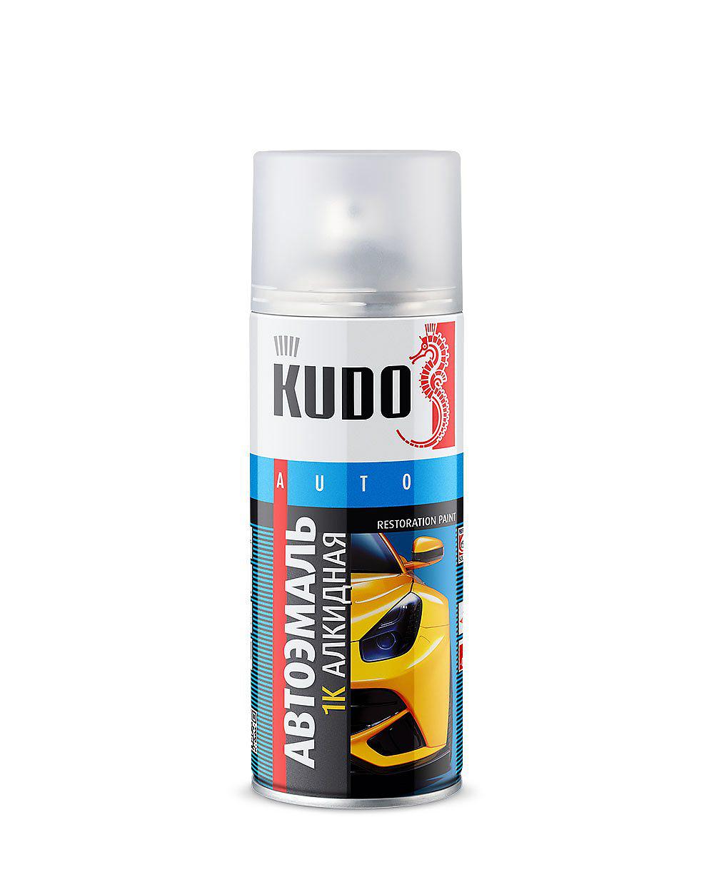 

Краска-спрей KUDO KU-4008 белая 202 520 мл, Белый