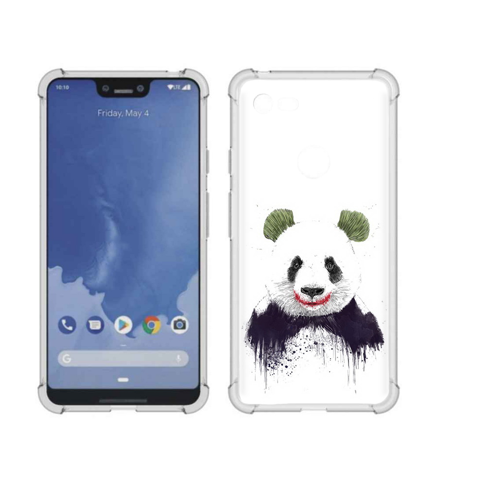 

Чехол MyPads Tocco для Google Pixel 3 XL панда джокер, Прозрачный, Tocco