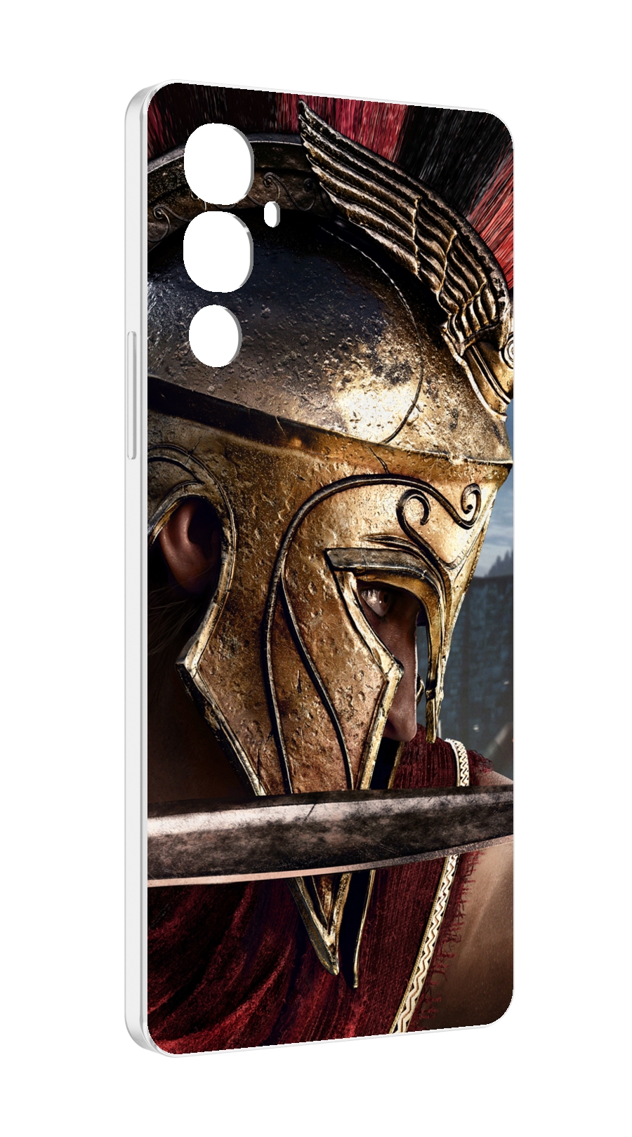 

Чехол MyPads Assassin's Creed Odyssey для Tecno Pova 4, Прозрачный, Tocco