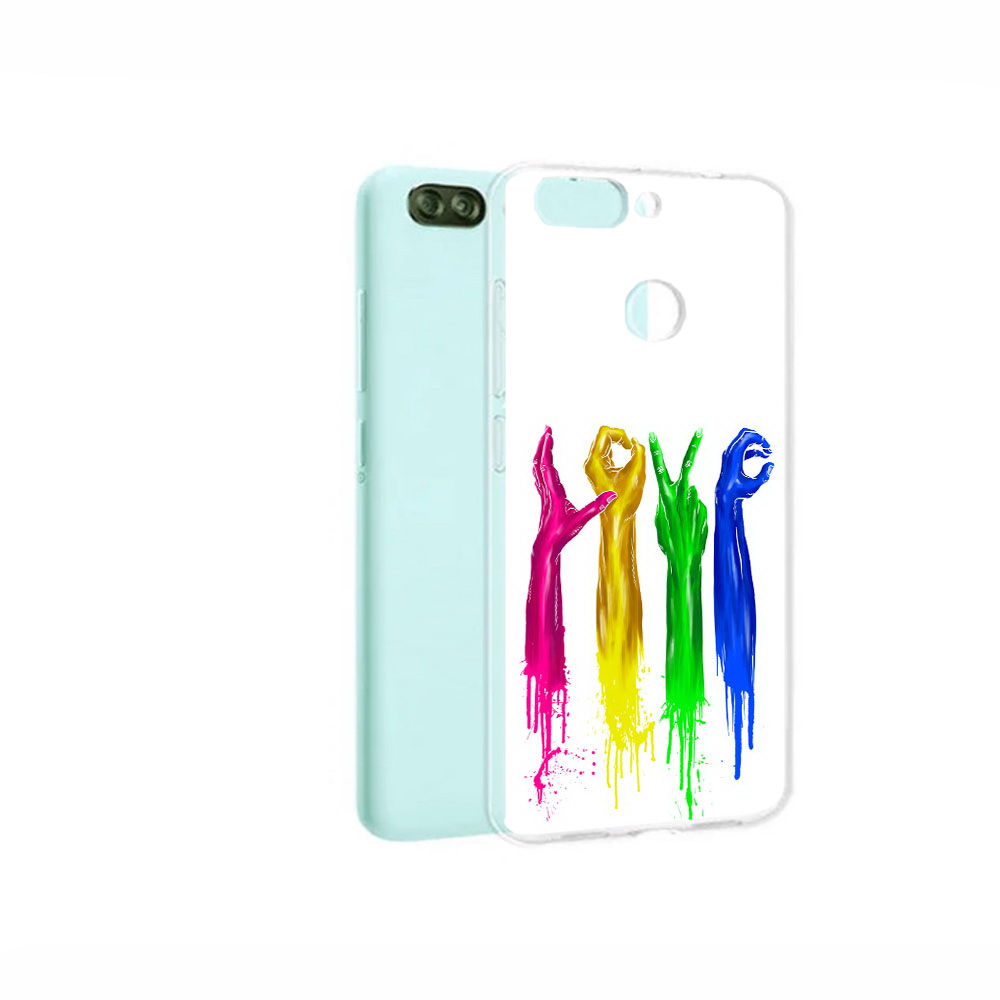 Чехол MyPads Tocco для ZTE Blade V9 Vita яркие руки love (PT136572.445.707)