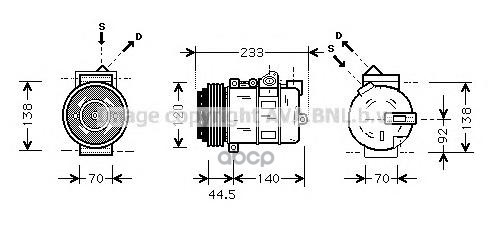 фото Компрессор кондиционера ava quality cooling msak277