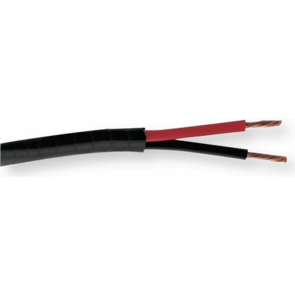BERNER Стандартный многожильный кабель 50 м, 1,5 мм?, 2-жильный черный Красный 329398