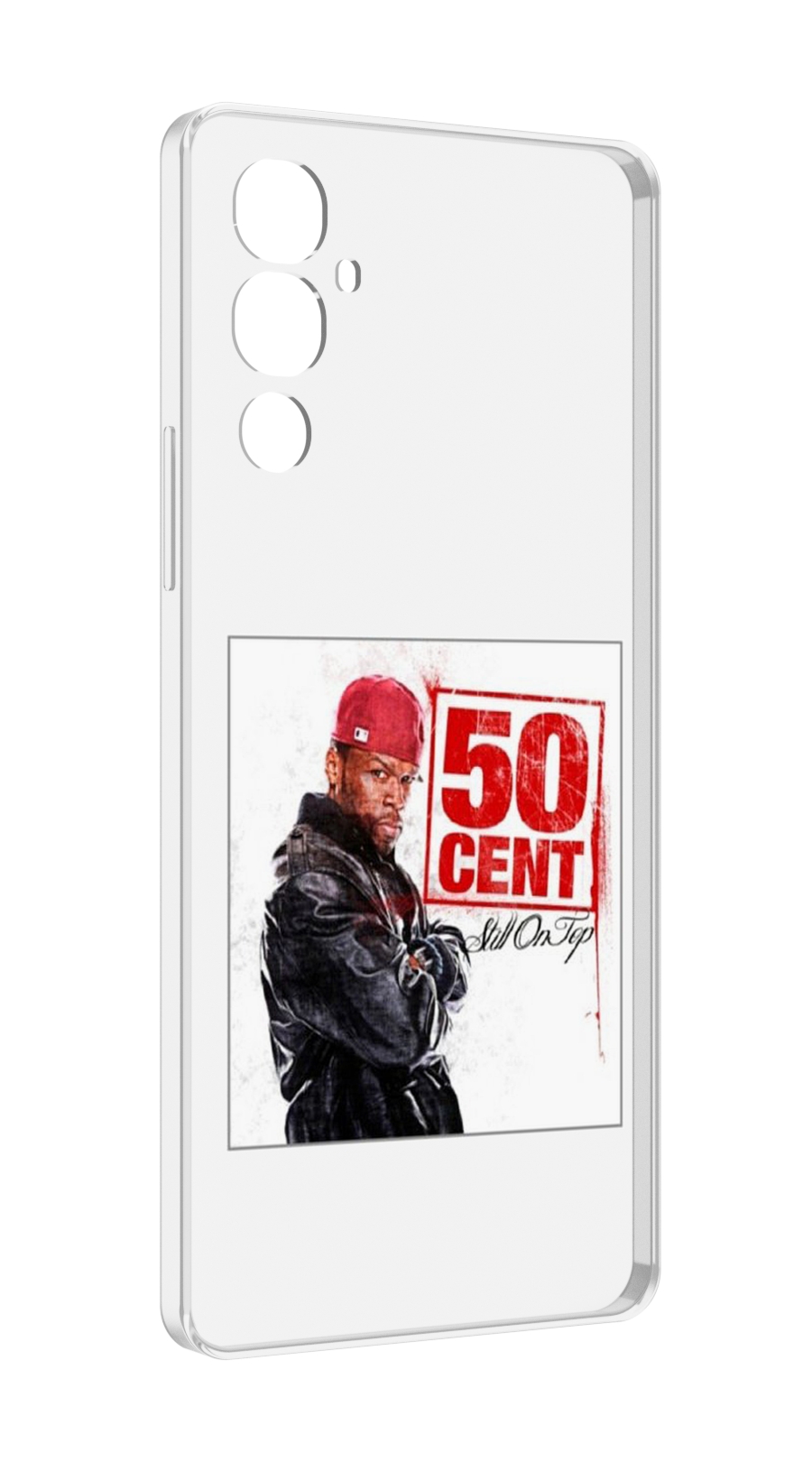 

Чехол MyPads 50 Cent - Still On Top для Tecno Pova 4, Прозрачный, Tocco