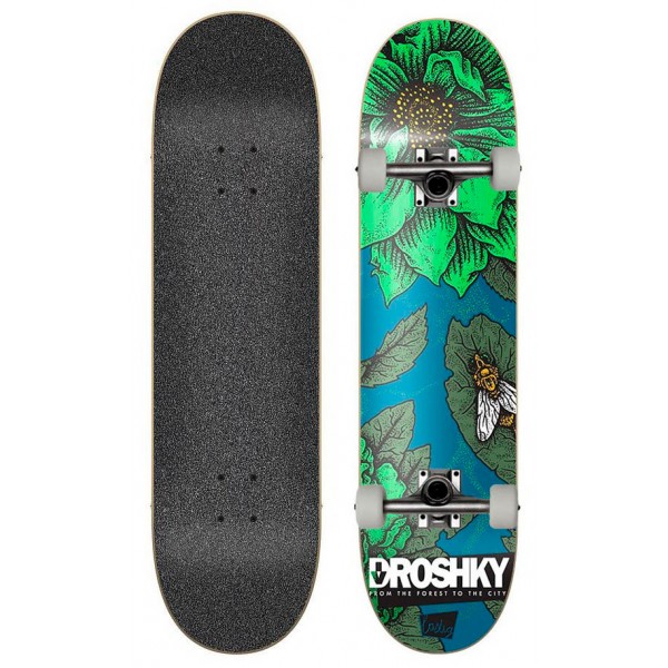 Скейтборд в сборе Droshky Deck Lasting Series Sky wood 8x31.75