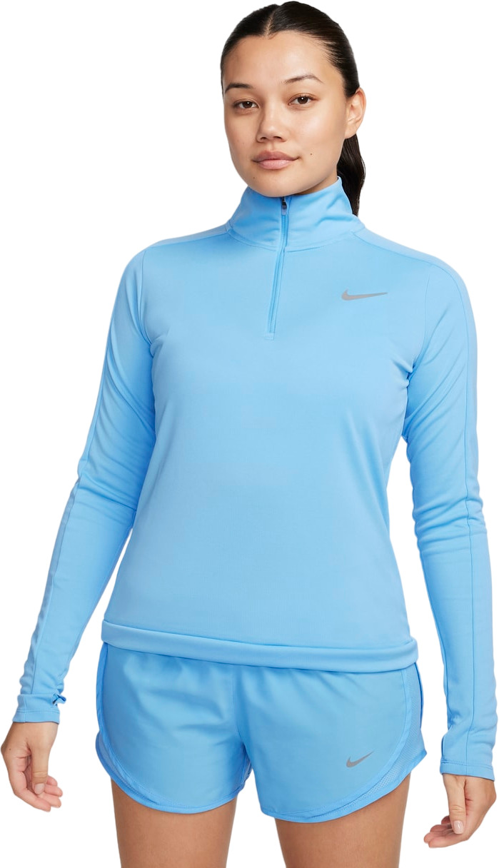 Лонгслив женский Nike W NK DF PACER HZ голубой XS