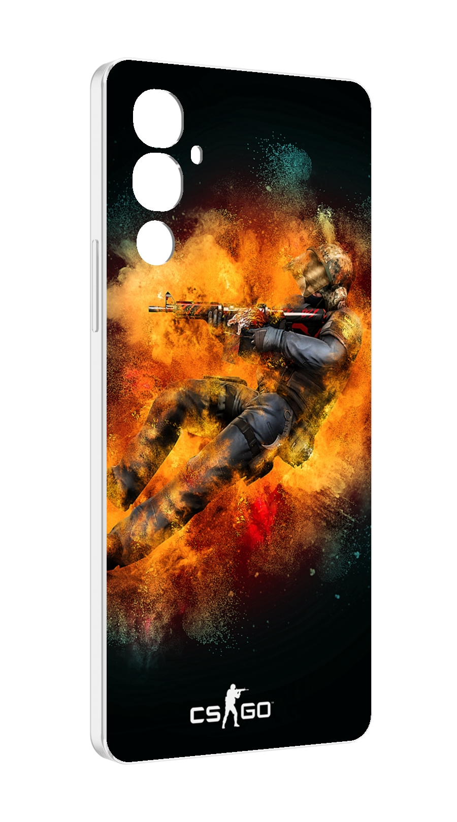 

Чехол MyPads CS-go Контр-террорист для Tecno Pova 4, Прозрачный, Tocco