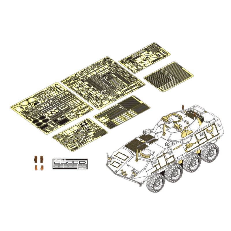 

Фототравление Voyager Model 1/35 для Современного USMC LAV-A2 базовый PE35405, Однотонный