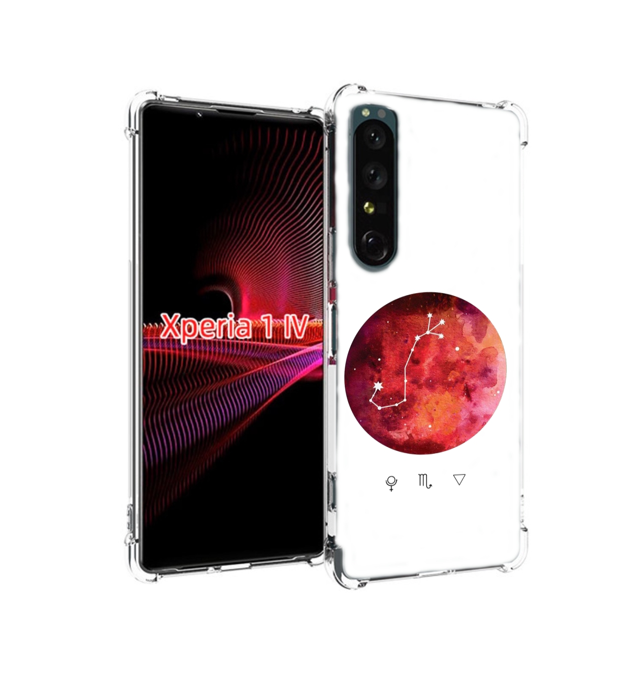 

Чехол накладка MyPads знак зодиака скорпион 6 для Sony Xperia 1 IV, Прозрачный, Tocco