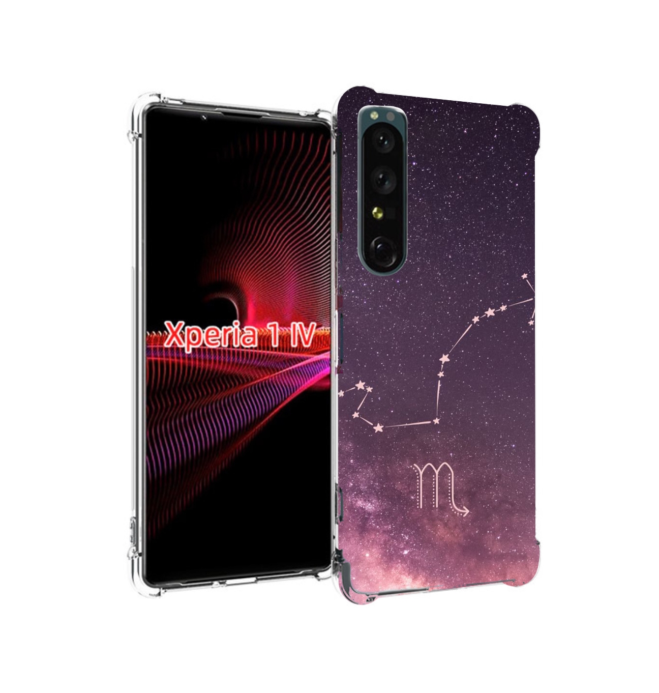 

Чехол накладка MyPads знак зодиака скорпион 4 для Sony Xperia 1 IV, Прозрачный, Tocco