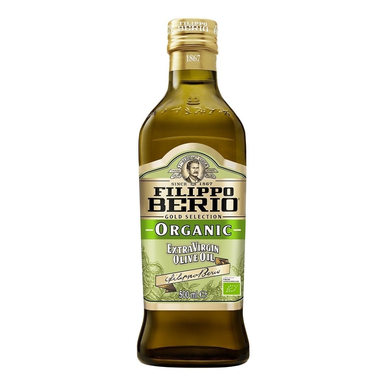 Оливковое масло Filippo Berio Organic нерафинированное 500 мл 1024₽