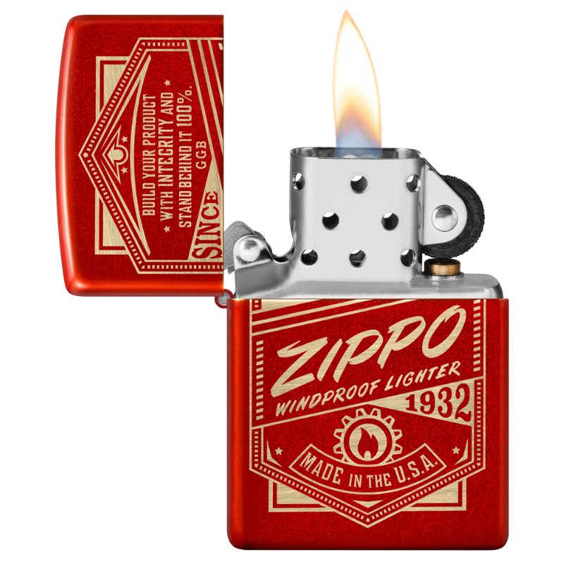 

Зажигалка Zippo 48620 Metallic Red, Красный, d06148620