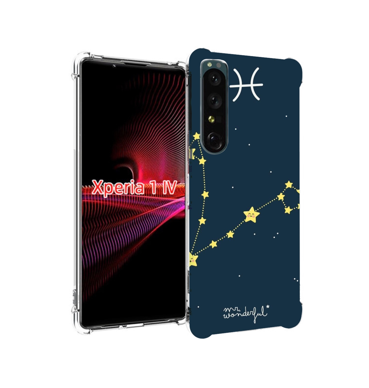 

Чехол накладка MyPads знак зодиака рыбы 1 для Sony Xperia 1 IV, Прозрачный, Tocco