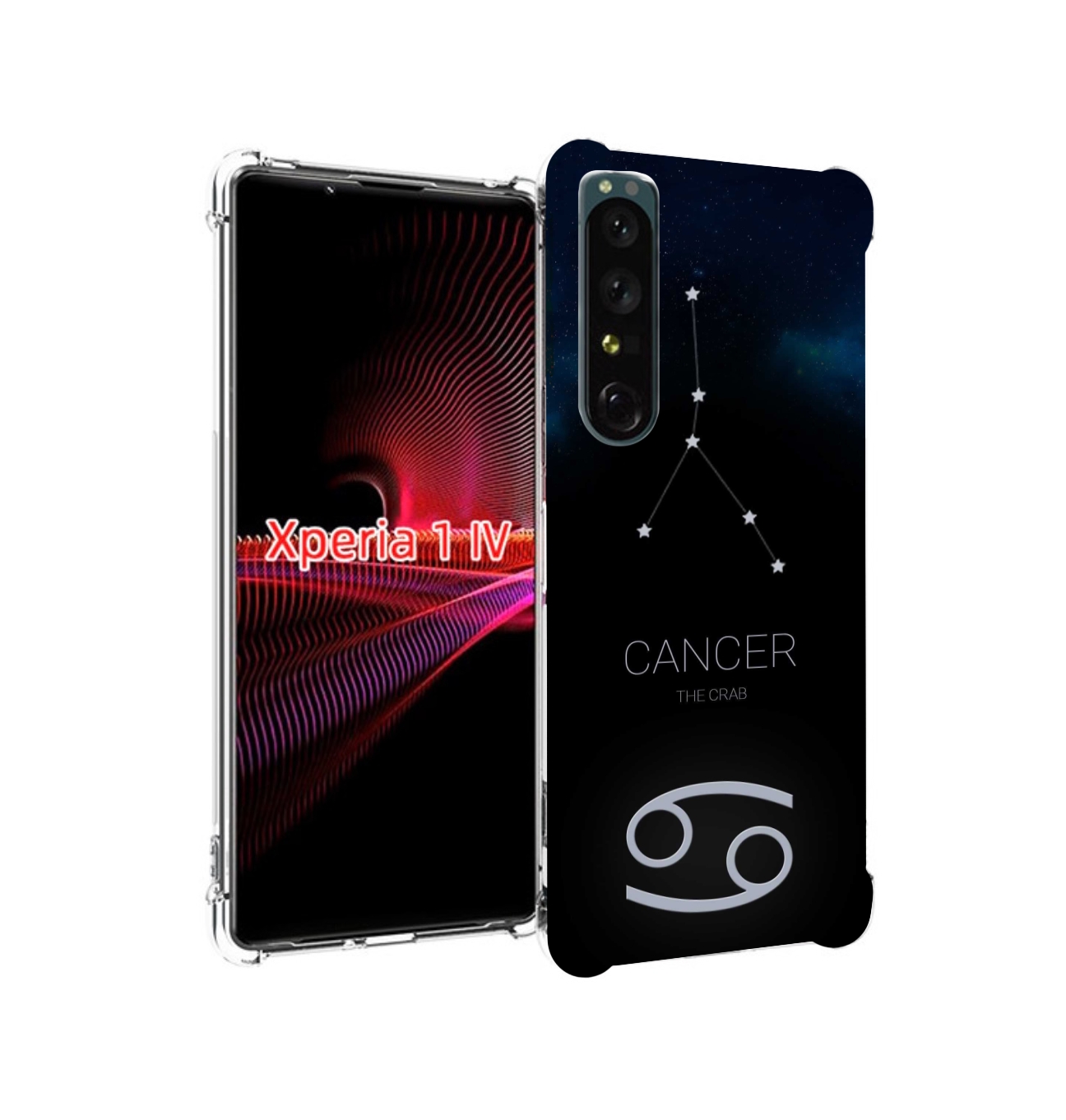 

Чехол накладка MyPads знак зодиака рак 2 для Sony Xperia 1 IV, Прозрачный, Tocco