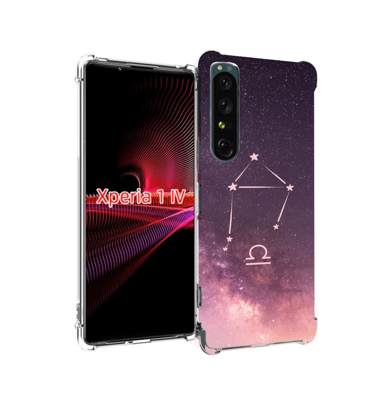 

Чехол накладка MyPads знак зодиака весы 4 для Sony Xperia 1 IV, Прозрачный, Tocco