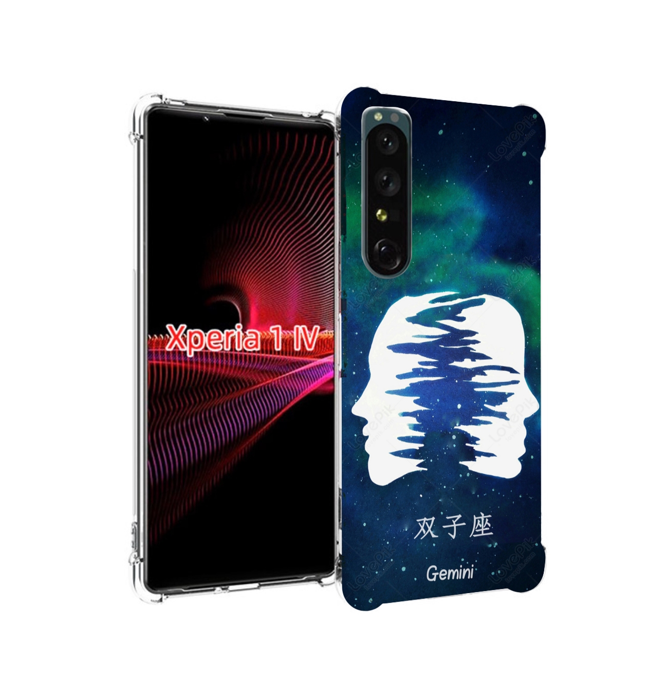 

Чехол накладка MyPads знак зодиака близнецы 6 для Sony Xperia 1 IV, Прозрачный, Tocco