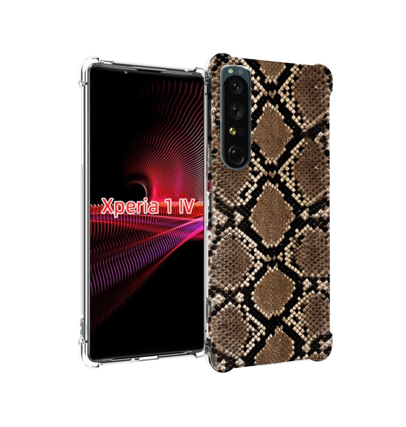 

Чехол накладка MyPads змеиная кожа для Sony Xperia 1 IV, Прозрачный, Tocco