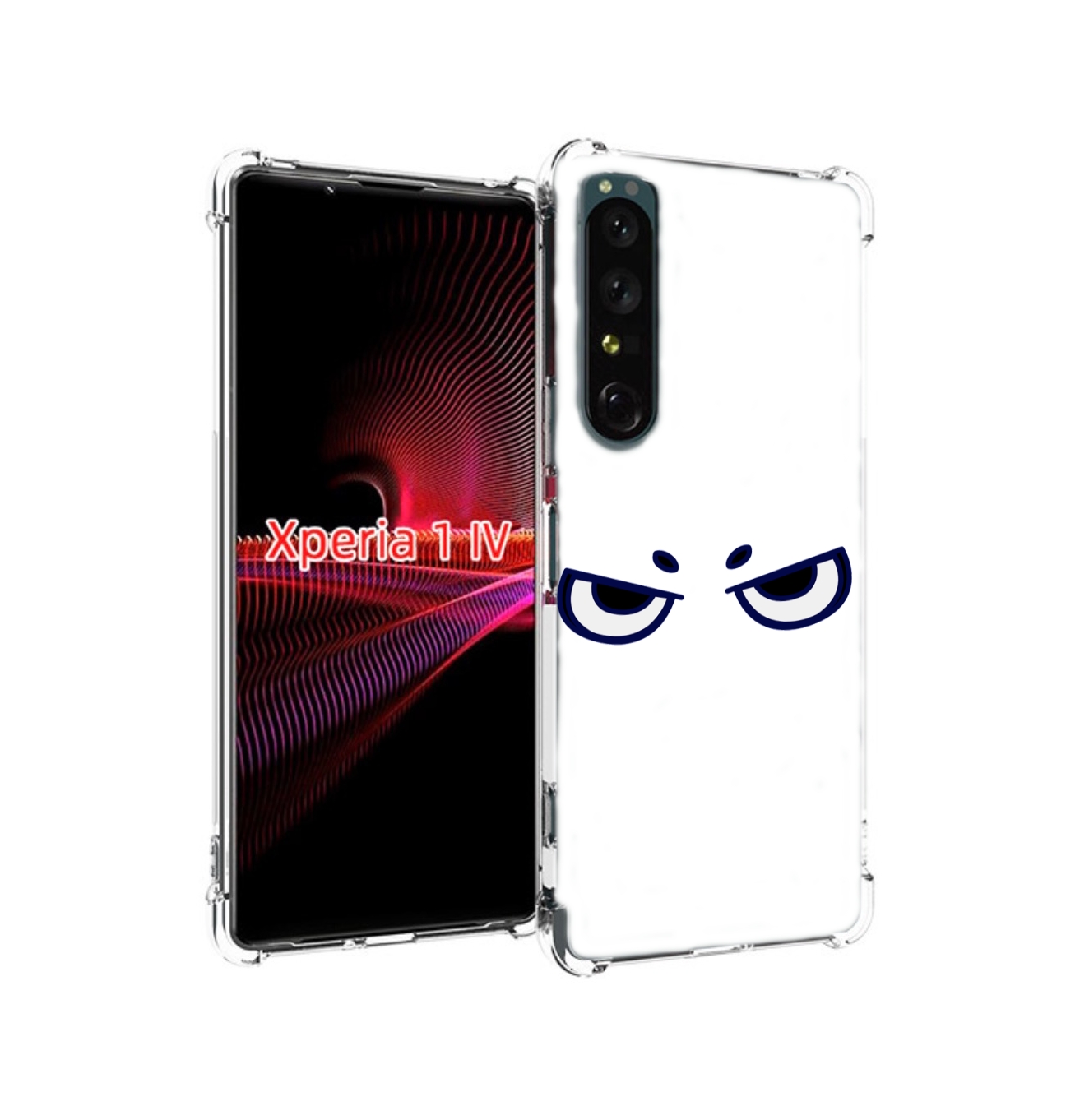 

Чехол накладка MyPads злые-глазки для Sony Xperia 1 IV, Прозрачный, Tocco