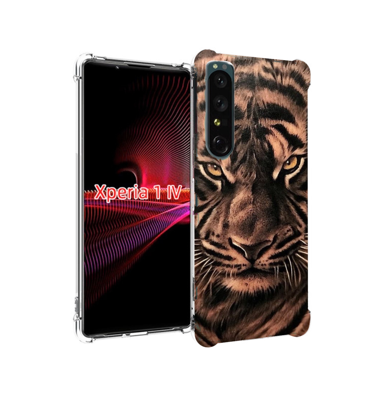 

Чехол накладка MyPads злой-большой-тигр для Sony Xperia 1 IV, Прозрачный, Tocco