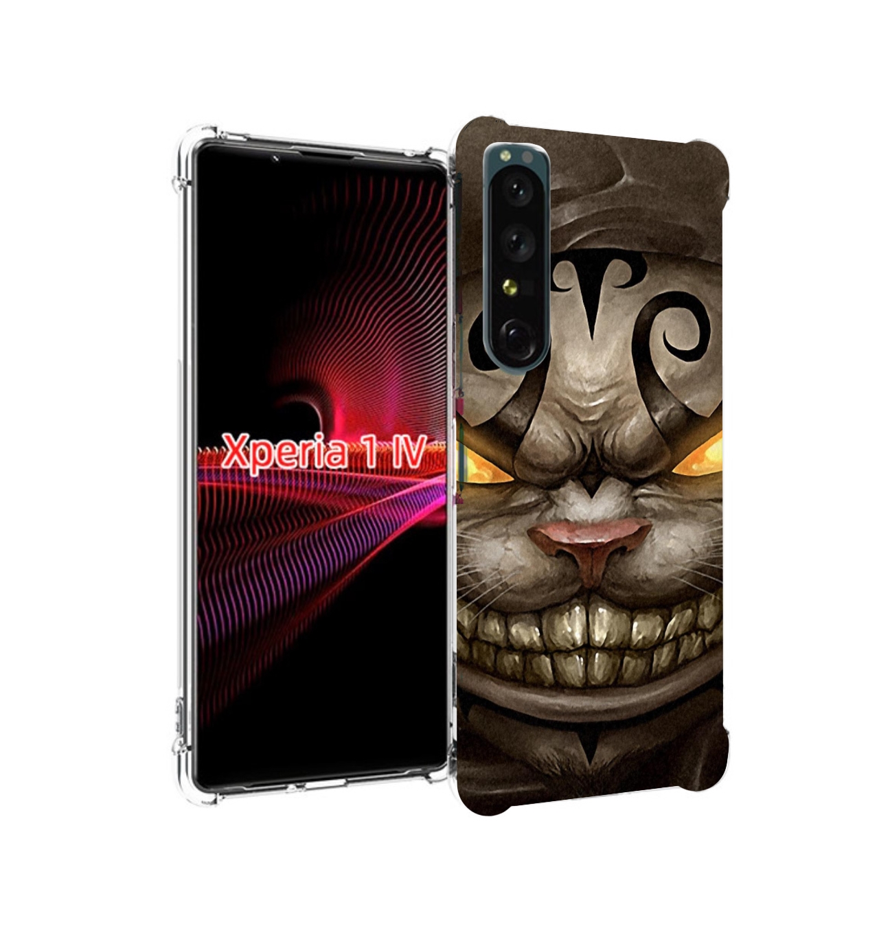 

Чехол накладка MyPads злой котик с желтыми глазами для Sony Xperia 1 IV, Прозрачный, Tocco