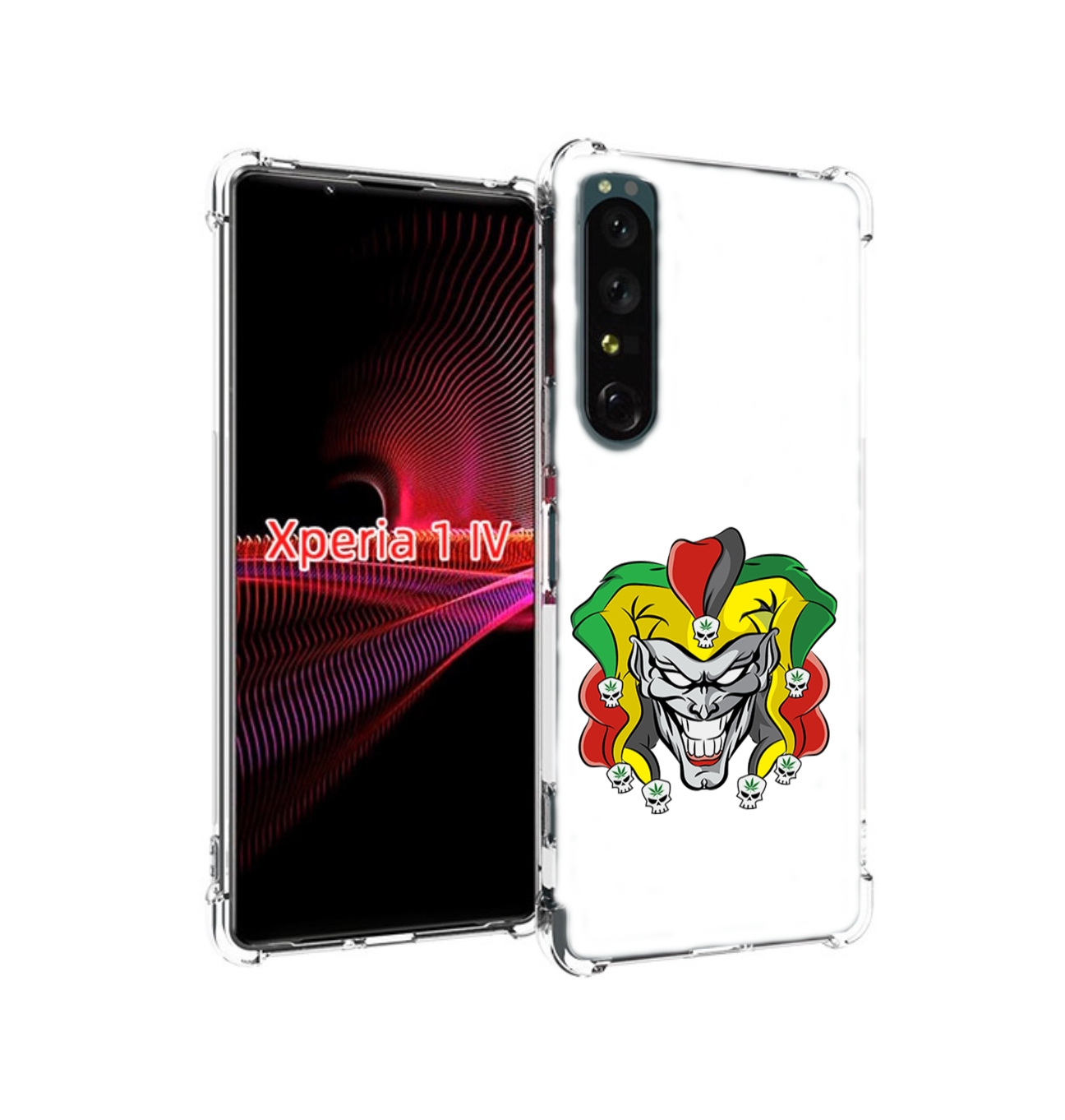 

Чехол накладка MyPads злодей-клоун для Sony Xperia 1 IV, Прозрачный, Tocco