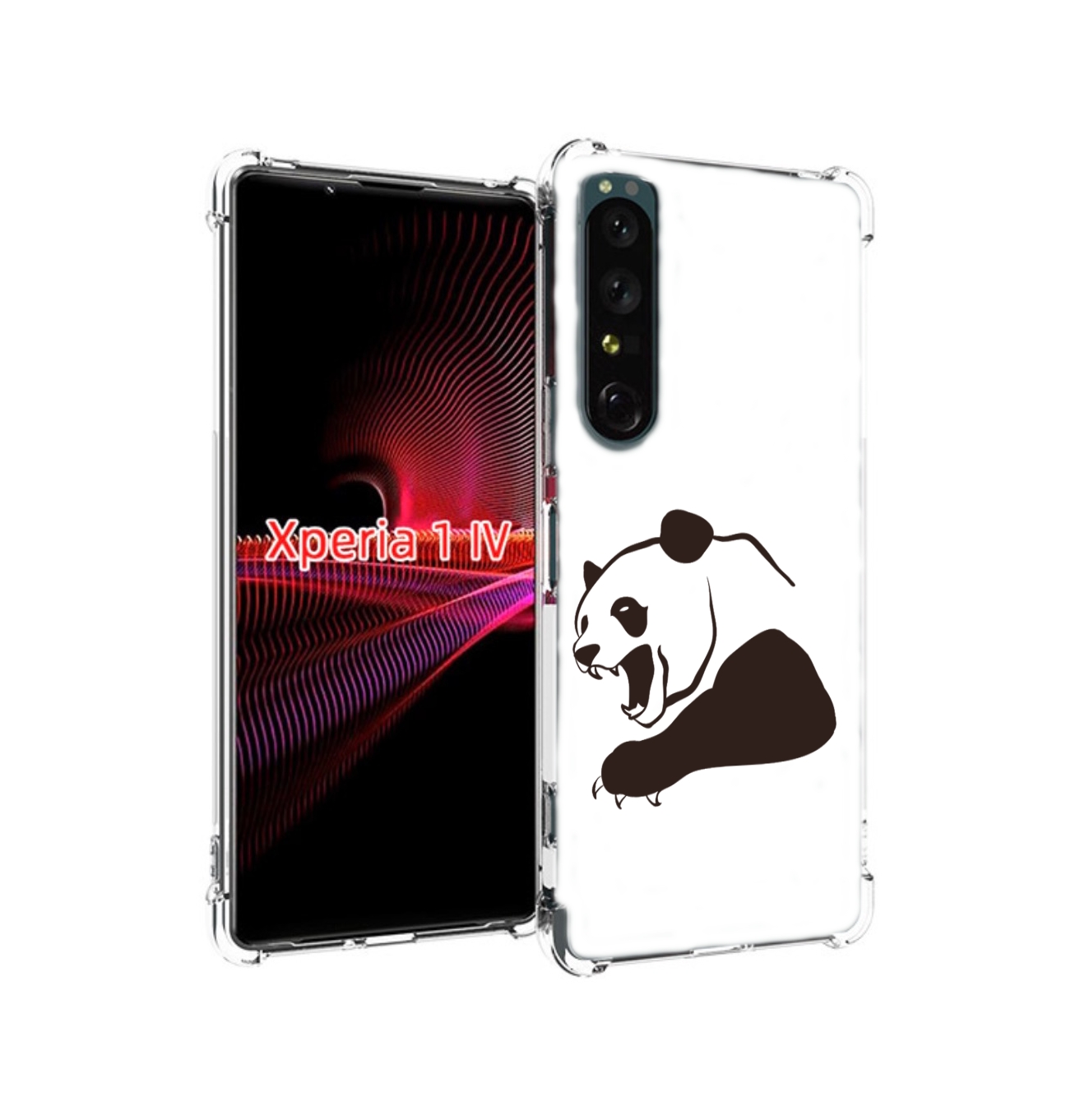 

Чехол накладка MyPads злая-панда для Sony Xperia 1 IV, Прозрачный, Tocco