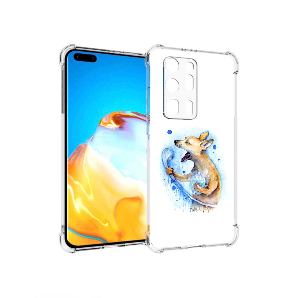 

Чехол MyPads Tocco для Huawei P40 Pro+ пение в душе, Прозрачный, Tocco