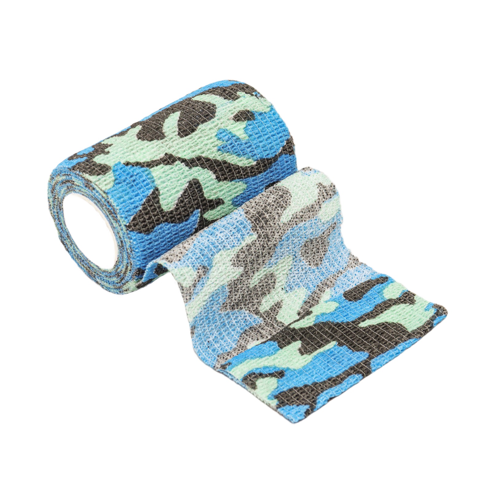 

Бинт самофиксирующийся разрывной Камуфляж, 7,5 см х 4,5 м, микс синего