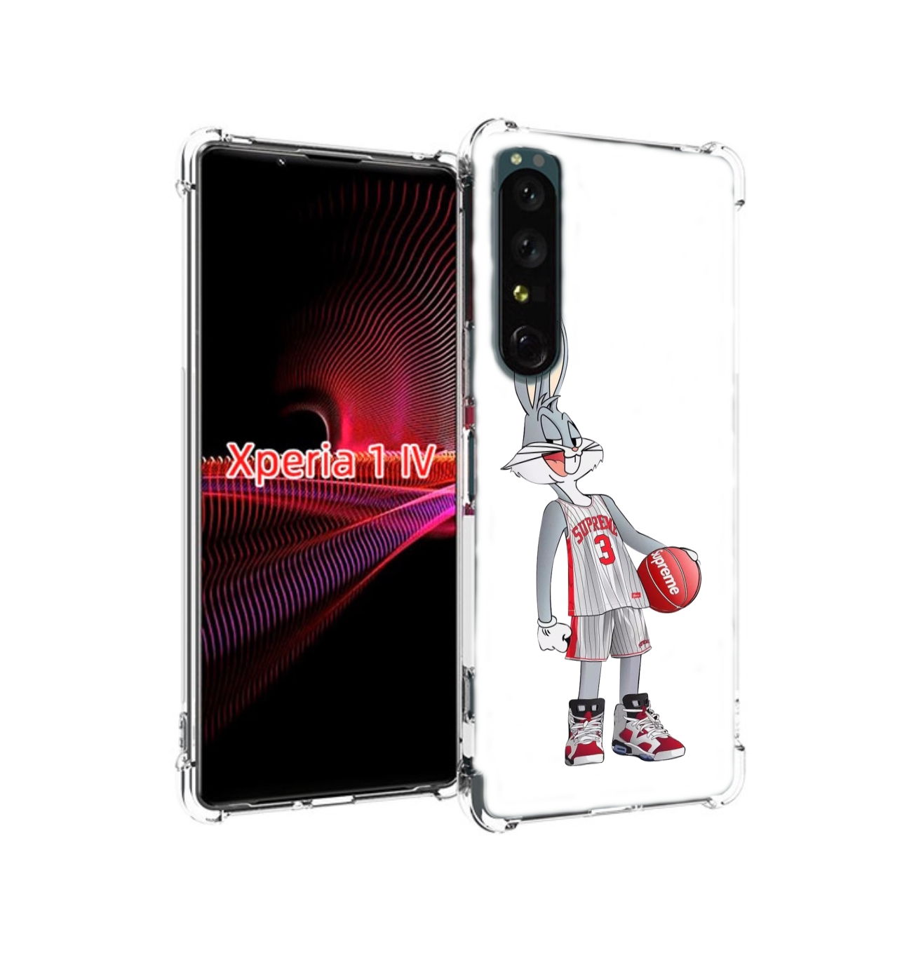 

Чехол накладка MyPads заяц-баскетболист женский для Sony Xperia 1 IV, Прозрачный, Tocco