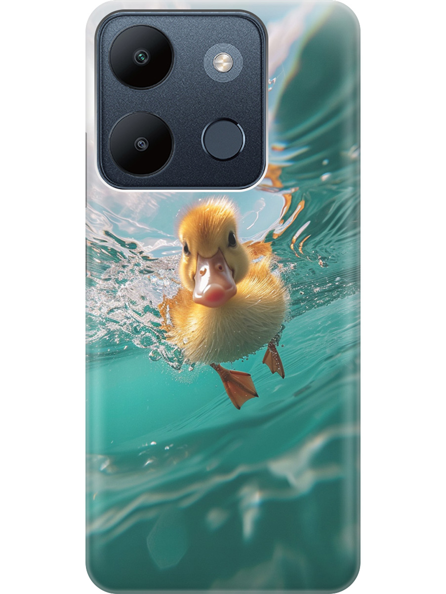 

Чехол на Infinix Smart 7 / Tecno Spark Go 2023 / Pop 7 / Pop 7 Pro 815079, Прозрачный;голубой;желтый, 768741512