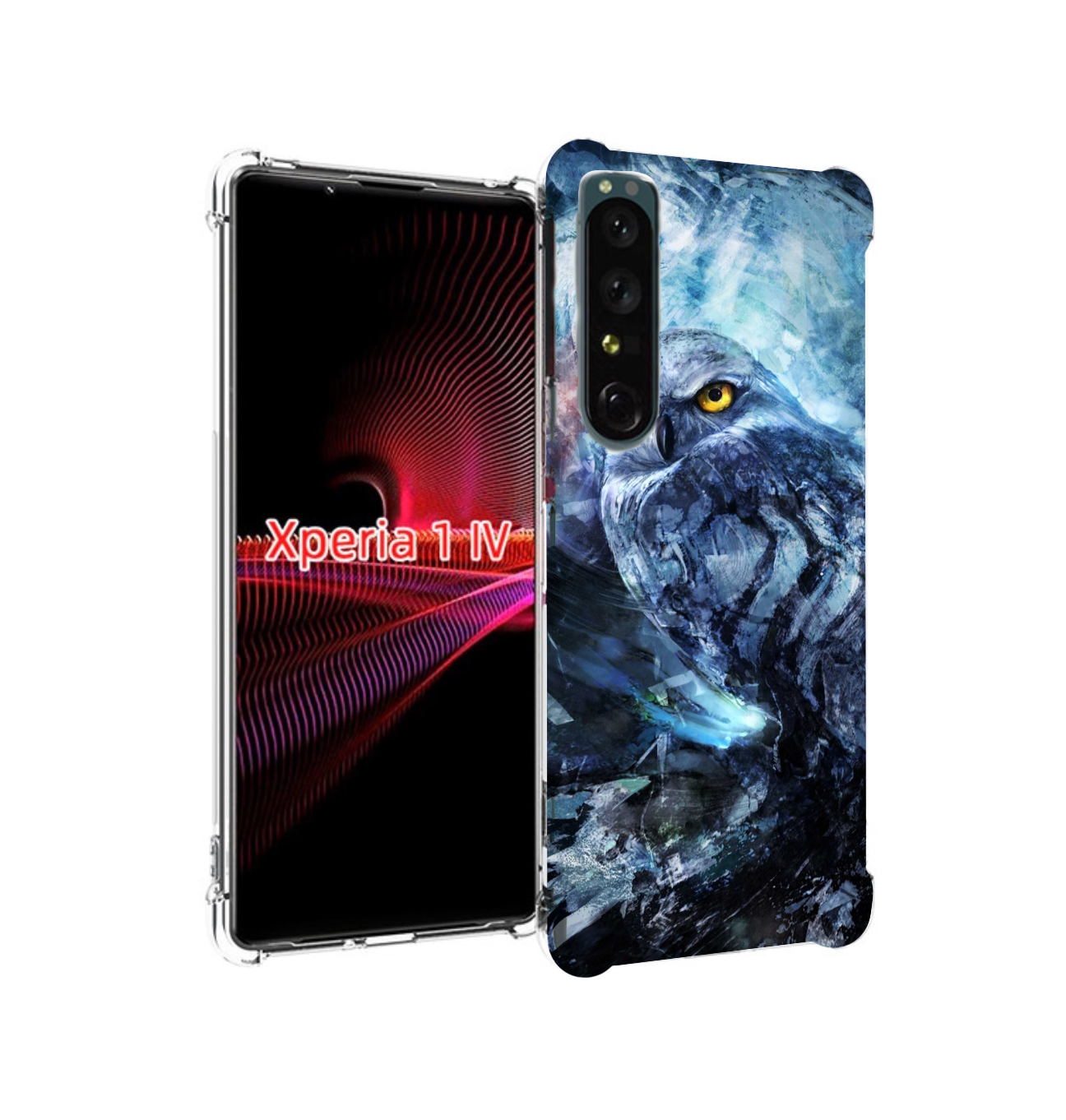 

Чехол накладка MyPads замороженная-сова для Sony Xperia 1 IV, Прозрачный, Tocco