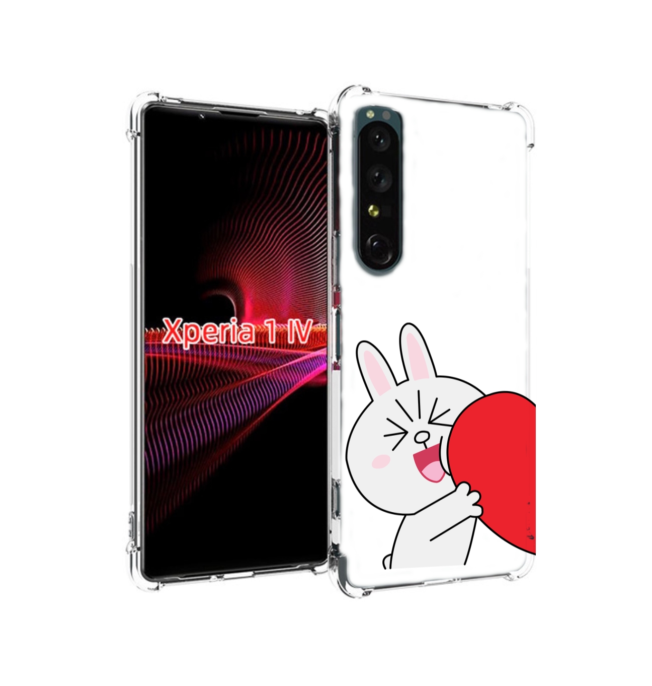 

Чехол накладка MyPads зайчик-с-полуседрцем для Sony Xperia 1 IV, Прозрачный, Tocco