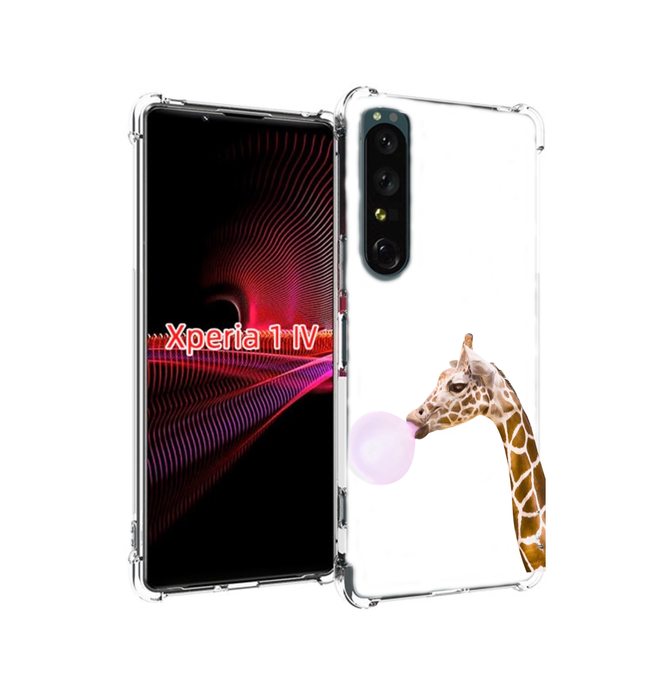 

Чехол накладка MyPads жираф-с-жвачкой для Sony Xperia 1 IV, Прозрачный, Tocco
