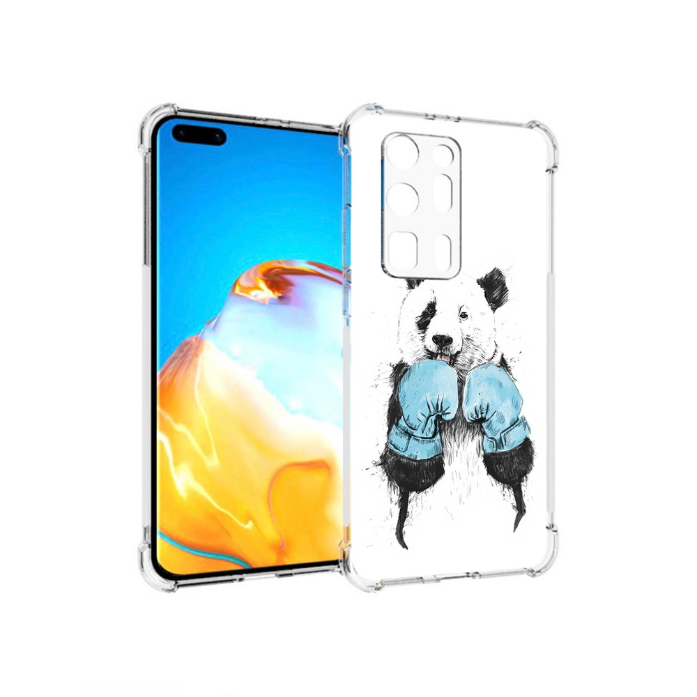 

Чехол MyPads Tocco для Huawei P40 Pro+ панда боксер, Прозрачный, Tocco