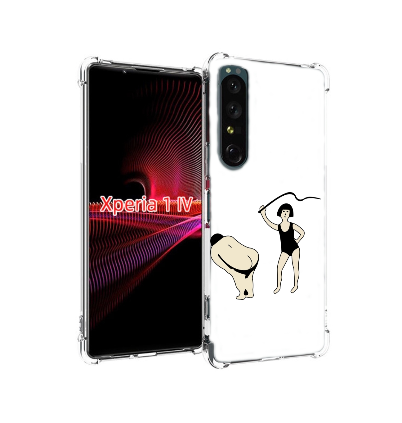 

Чехол накладка MyPads женщина-наказывает для Sony Xperia 1 IV, Прозрачный, Tocco