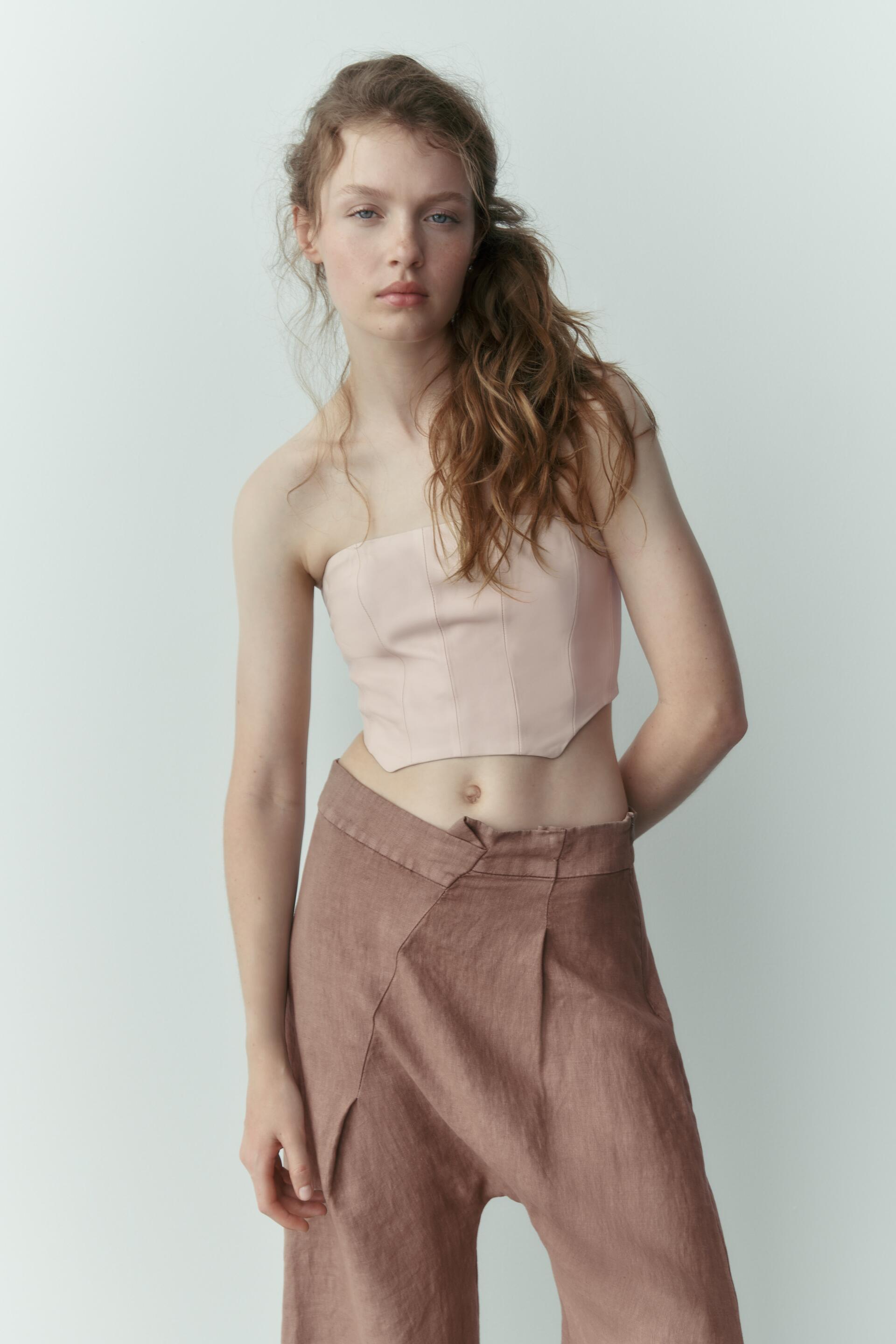 

Корсет женский ZARA 01758714 белый M (доставка из-за рубежа), 01758714