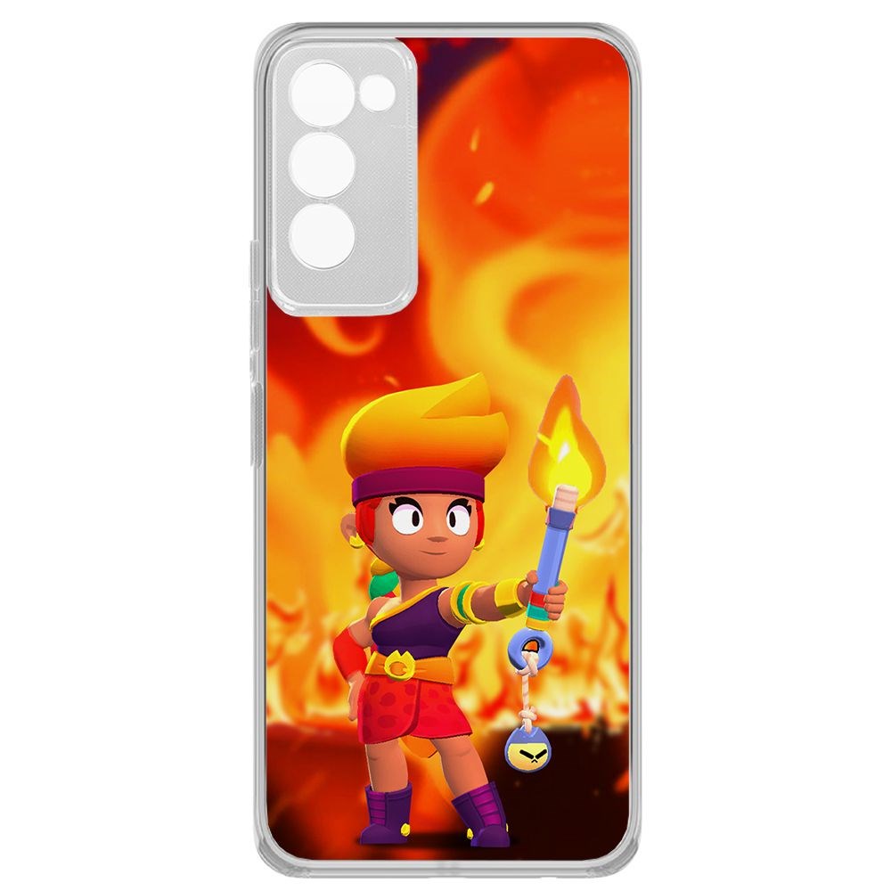 

Чехол-накладка Brawl Stars-Амбер для Tecno Camon 18P, Прозрачный