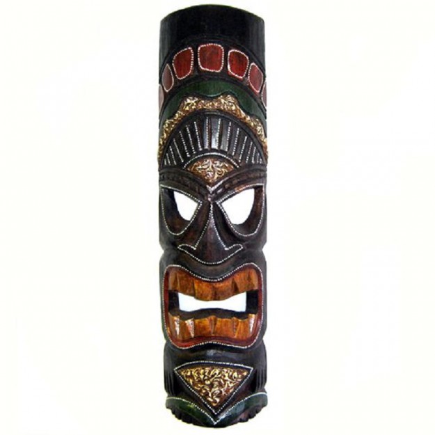 Маска из дерева Хранитель Племени 50 см