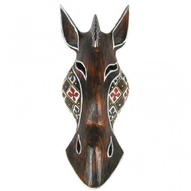 Маска декоративная Голова Зебры 30х11 см