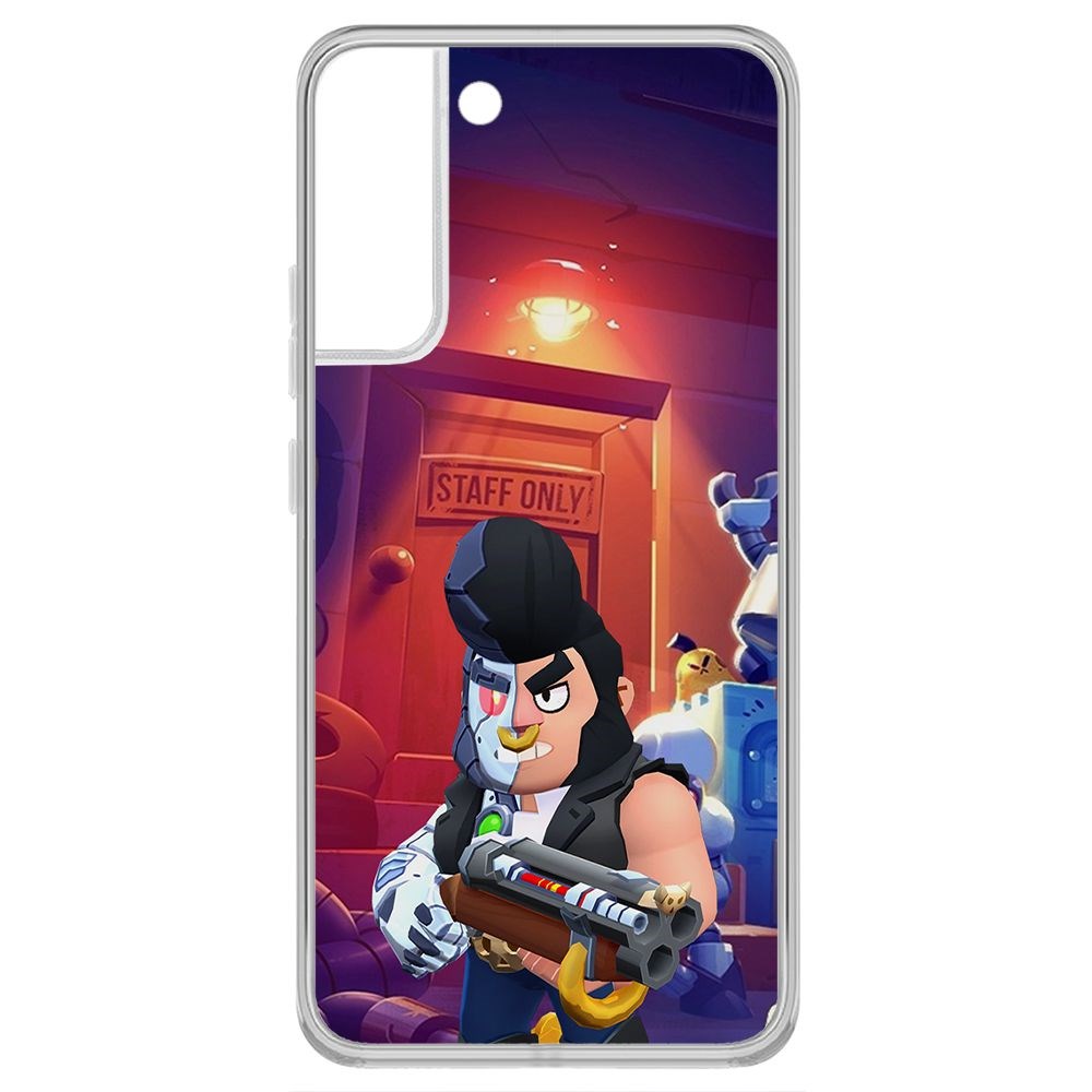 

Чехол-накладка Brawl Stars-Б-800 для Samsung Galaxy S22+, Прозрачный