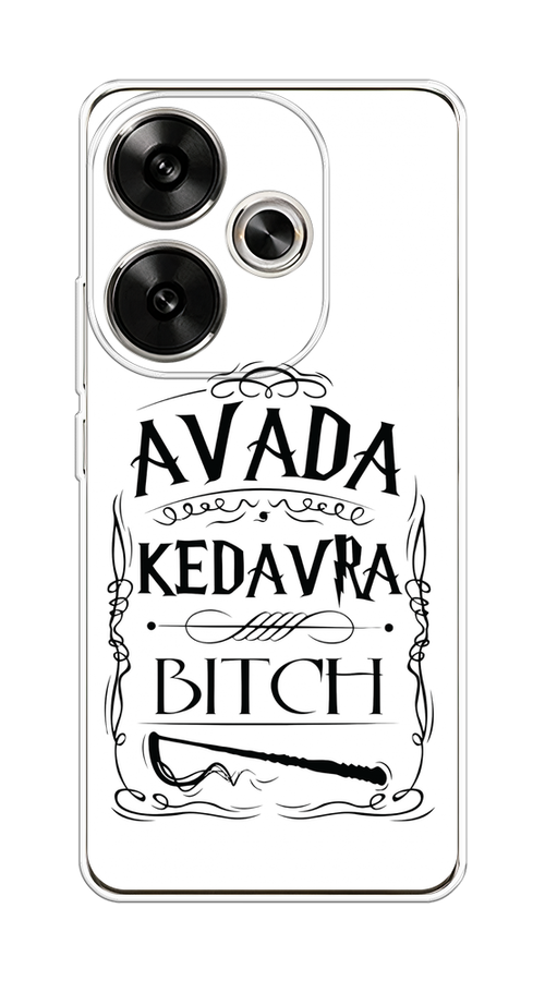 

Чехол на Xiaomi Redmi Turbo 3 "Avada kedavra bitch", Белый;серый;черный, 322150-1