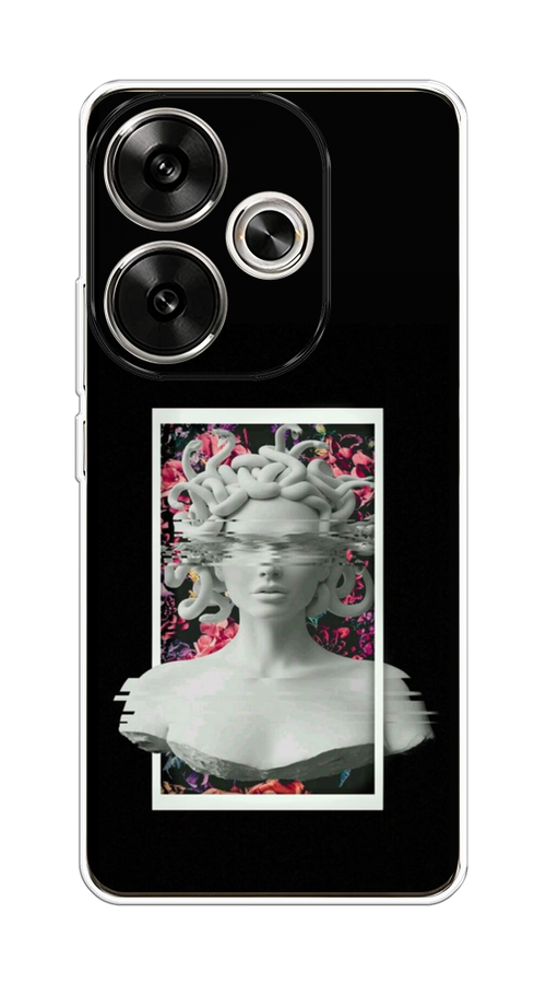 

Чехол на Xiaomi Redmi Turbo 3 "Web Punk Медуза Горгона", Черный;серый, 322150-1