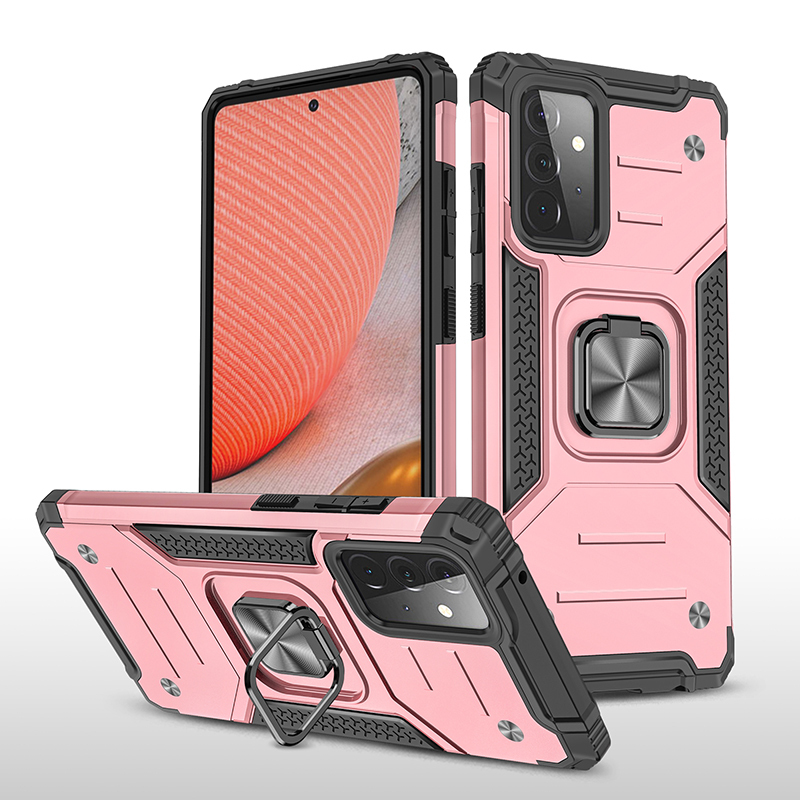 Чехол Legion Case для Samsung Galaxy A73 противоударный; розовый