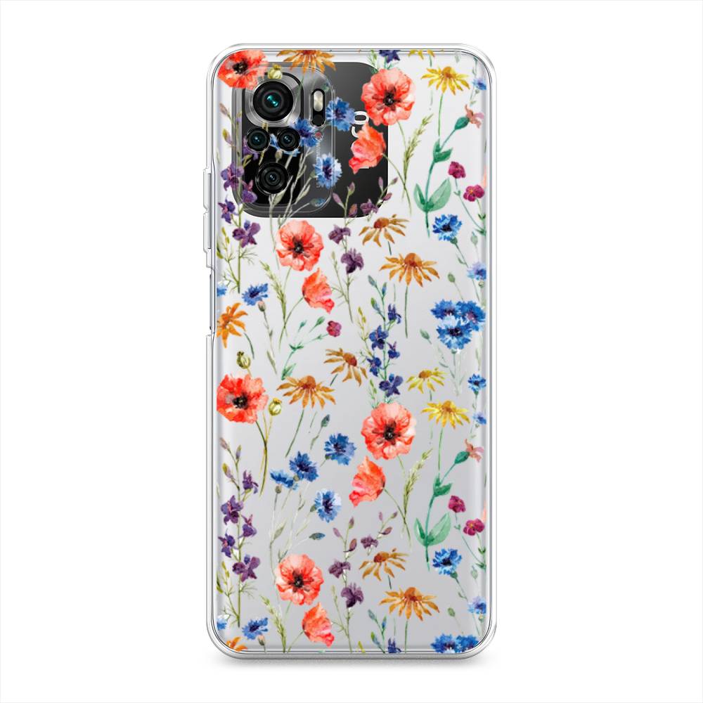 

Чехол Awog "Маки и васильки фон" на Xiaomi Poco M5s / Сяоми Поко M5s, 316250-8