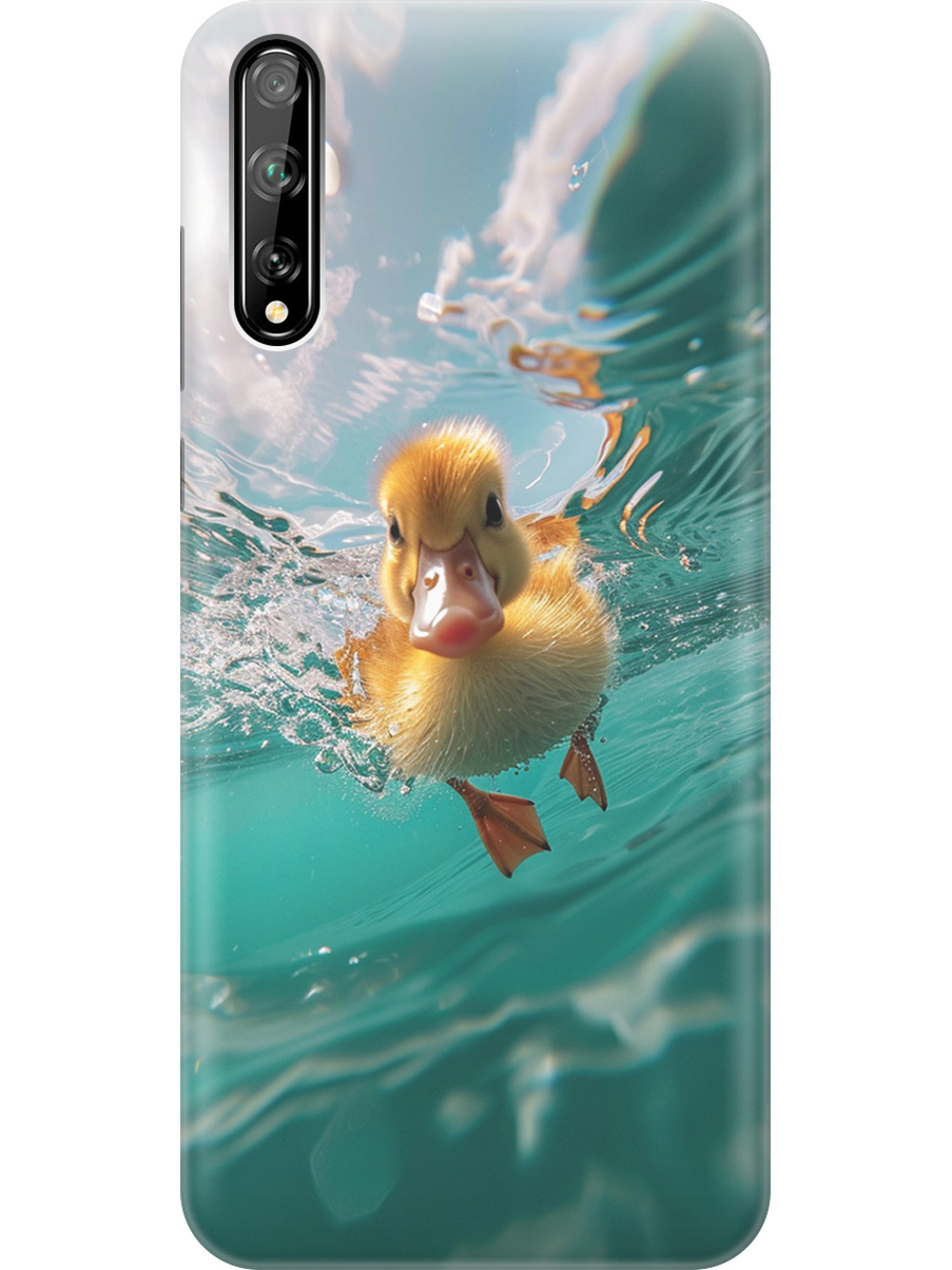 

Силиконовый чехол на Honor 30i / Huawei Y8P с принтом "Подводный утенок", Прозрачный;голубой;желтый, 723101112