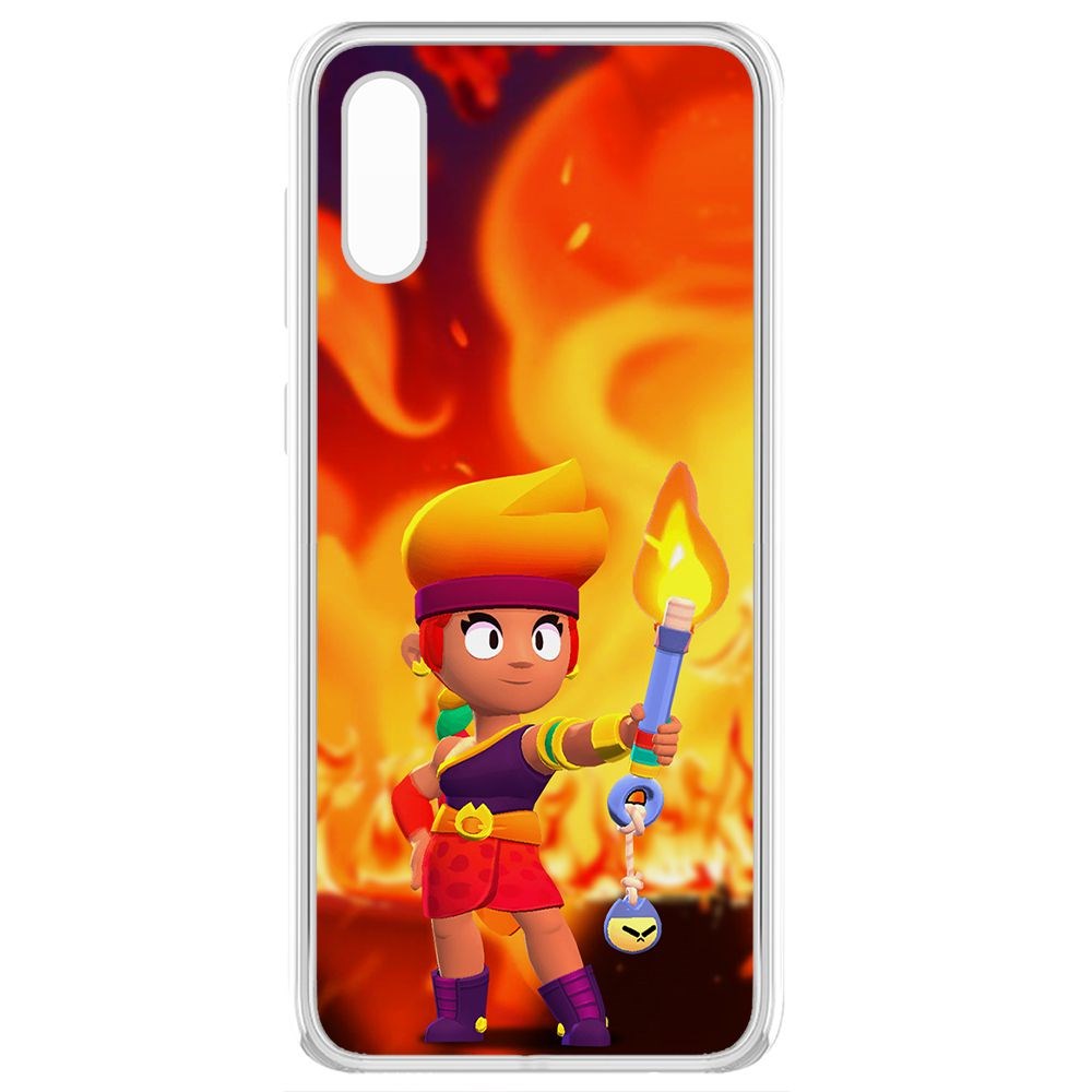 

Чехол-накладка Brawl Stars-Амбер для Samsung Galaxy A02 (A022), Прозрачный