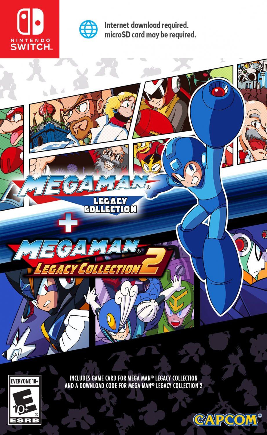 Игра Mega Man: Legacy Collection 1 + 2 Русская версия (Switch)