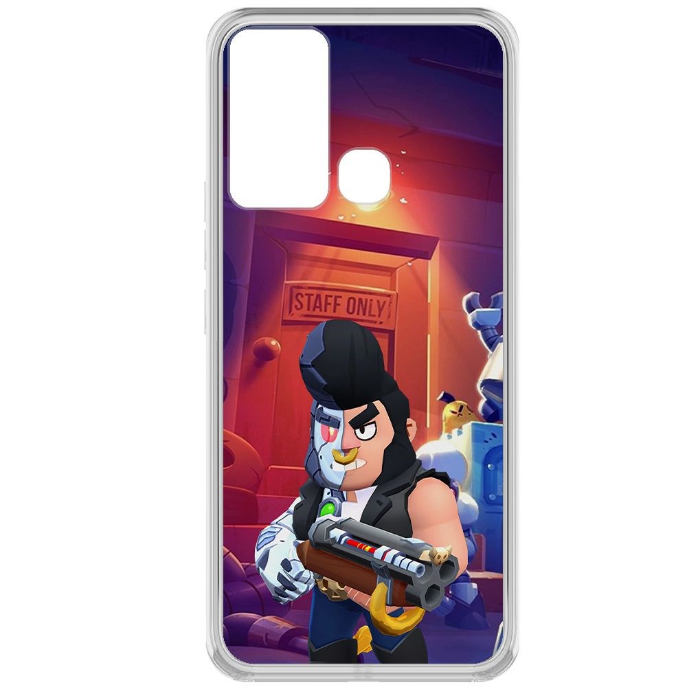

Чехол-накладка Brawl Stars-Б-800 для Infinix Hot 12i, Прозрачный