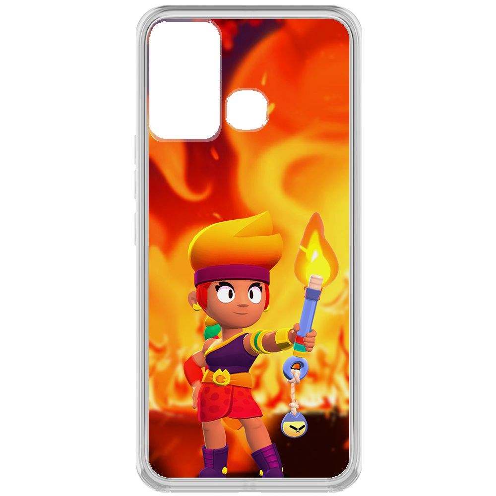

Чехол-накладка Brawl Stars-Амбер для Infinix Hot 12 Play, Прозрачный