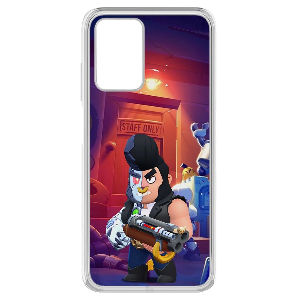 

Чехол-накладка Brawl Stars-Б-800 для Xiaomi Redmi 10, Прозрачный